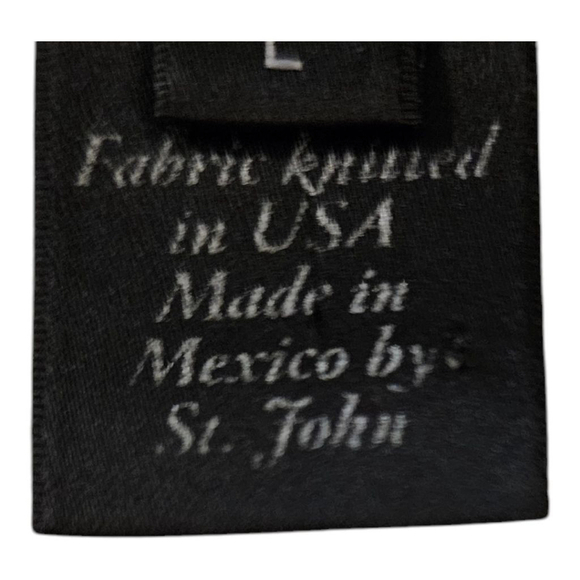 ST. JOHN Skirt, Size L, Dark Blue - Picture 7 of 7